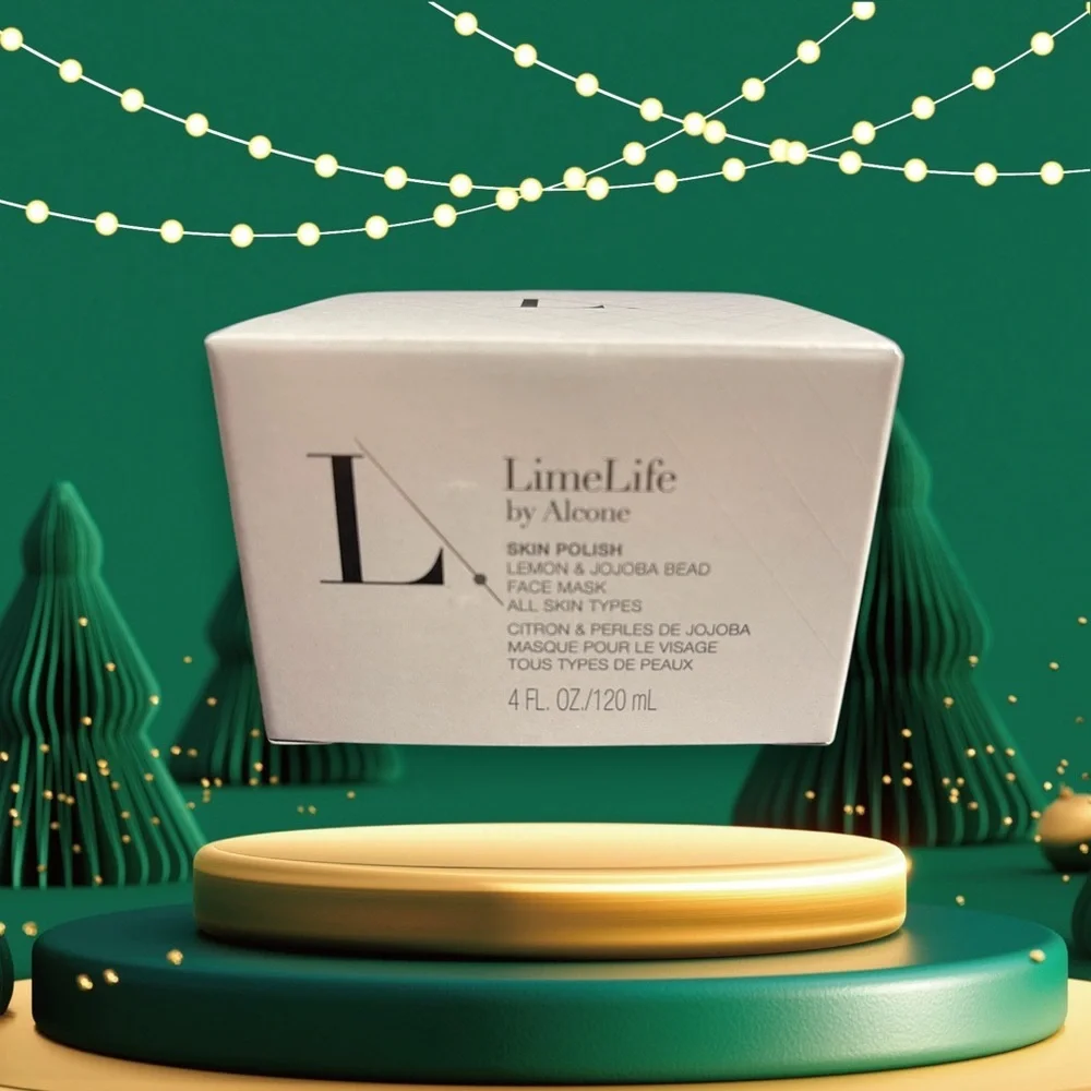 LimeLife by Alcone Skin Polish – Lemon & Jojoba Beads Face Mask